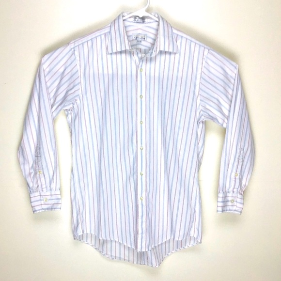 Christian Dior Le Connaisseur made in USA mens long sleeve button up shirt 15.5 - Picture 1 of 9